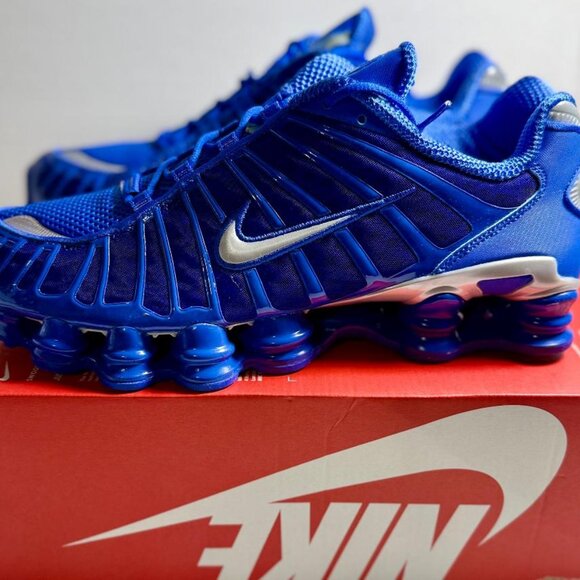 Nike Shox TL Hyper Royal Blue Metallic Silver AV3595-400 Sz: 12 | NWB no lid - Picture 4 of 10